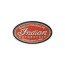 indian motorcycle scripted logo patch