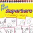 free superhero coloring pages blessed