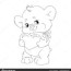 cute cartoon character bear bear heart