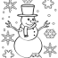 printable snowflake coloring pages for kids