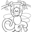 print download coloring monkey head