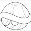 turtle shell coloring page for kids
