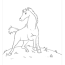 running horse coloring pages free