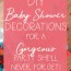 36 diy baby shower decorations for a