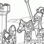 lego duplo knights coloring page for