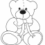 printable teddy bear coloring pages for