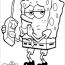 spongebob coloring page that you can