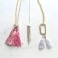 diy tassel necklace the two hand