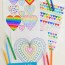 heart colouring pages free printable