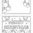 merry christmas cards coloring pages