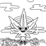 funny weed coloring page free