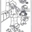 free coloring pages children playing