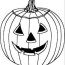 carving pumpkin coloring page