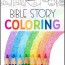 bible coloring pages christian