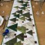a christmas table runner pattern for a