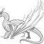 skywing dragon coloring page free