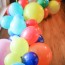 diy balloon garland easy tutorial