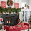 how to decorate a christmas mantel