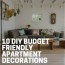 10 diy budget friendly apartment