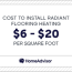 2022 cost of radiant floor heating