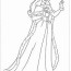 free christmas princess coloring pages