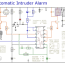 single zone alarm circuit diagram