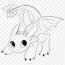 baby toothless coloring pages clipart