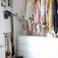 simple chic open closet solutions