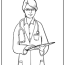 printable doctor coloring pages