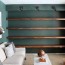 diy solid wood wall to wall shelves