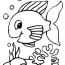 fish animals coloring pages
