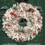 luxury lambeth natural christmas wreath