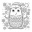 jolly penguin coloring page free