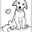 dog coloring pages super adorable and
