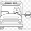 school bus safety coloring page