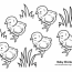 adorable chicken coloring pages