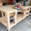 diy mobile workbench with rigid table