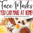 8 acne fighting face masks you can make