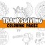 thanksgiving coloring pages the best