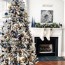 blue and silver christmas tree for the