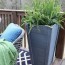 tall outdoor planter boxes