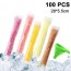 popsicle bags 100 pack ice pop mold