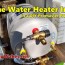 water heater installation in a diy rv