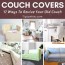 couch covers to revive your old couch