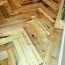 chevron wood pallet flooring part 2