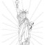 free printable coloring page statue of