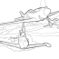planes colouring pages printable kids