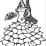 spanish dancer coloring page for kids