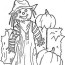 scarecrow coloring pages for kids