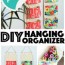 diy hanging organizer free sewing pattern